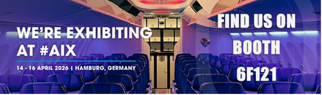 Hebmueller aerospace takes part at AIX - Aircraft Interiors Expo 2026 Hamburg / Germany